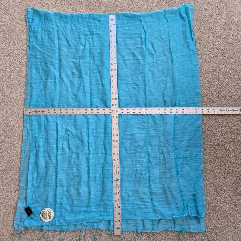 NWT Marquet Silk Cotton Lightweight Summer Scarf